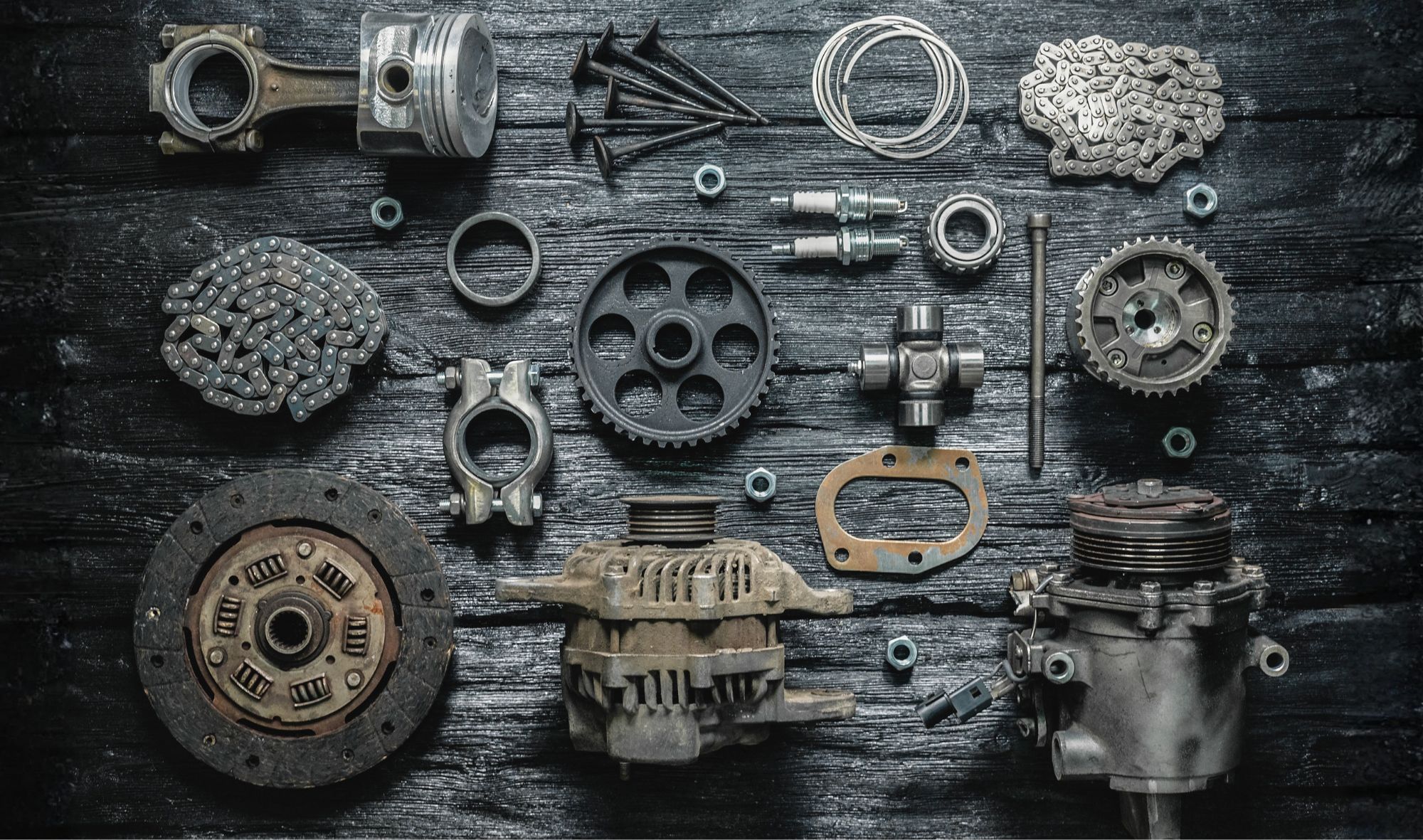 Régi autóalkatrészek